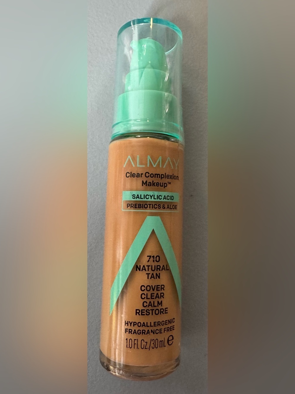 Almay Clear Complexion Makeup - 710 Natural Tan with Mint Accents salicylic acid